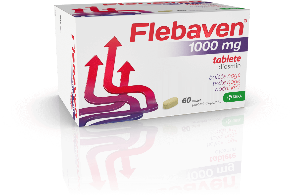 Flebaven® učinkovito olajša bolečine v nogah, zmanjša občutek težkih ...